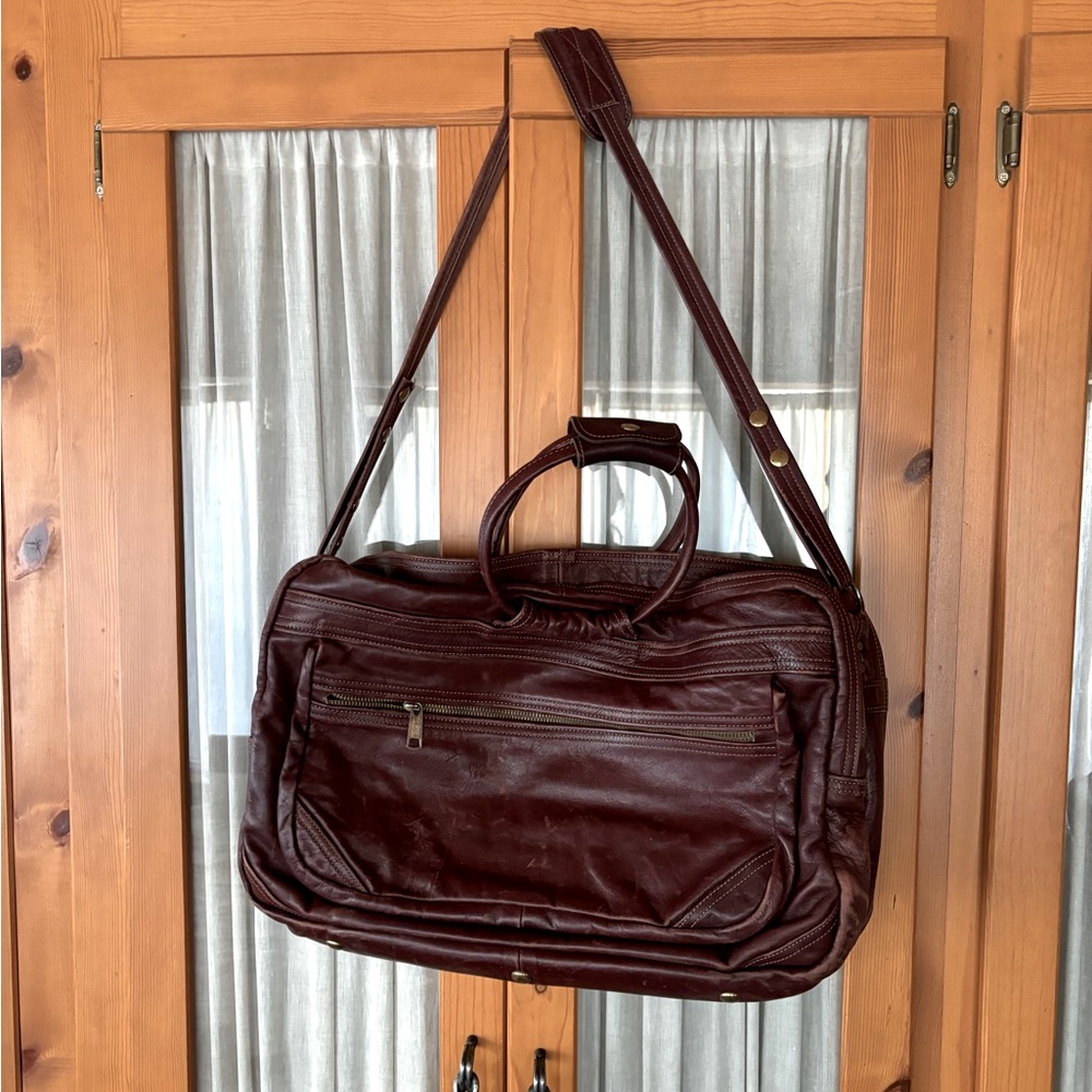 Vintage 70’s C&C Leather Satchel